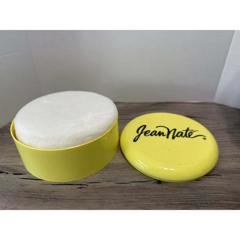 Vintage Jean Nate Silkening Body Powder Original w/Puff 6oz New By Revlon Sealed
